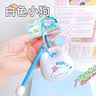 解压减压办公室静心摆件搞怪打击乐器玩具礼物女小木鱼敲可爱随身 绿色玉桂狗解压木鱼 实拍图