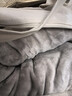 京东京造 220g牛奶绒四件套 A类秋冬加厚高克重法兰绒保暖双人床单枕套被套 1.8米床 椰云Milky 实拍图