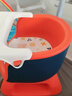 日康（rikang）宝宝餐椅 叫叫椅婴儿学坐椅多功能儿童吃饭餐桌 RK-X2009-1 蓝色 实拍图