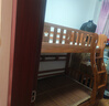 精冠胡桃木 实木儿童上下床双层床组合大人两层上下铺木床高低子母床 直梯款 上铺宽100下铺宽120 实拍图
