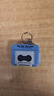 趣味玩具创意复古录音机钥匙扣迷你磁带包包挂件小型播放网红玩具 蓝色【复古录音机+配送磁带+钥匙 复古录音机+配送磁带+钥匙扣 实拍图