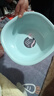 CHAHUA茶花 抗菌塑料盆25.5cm1只装洗脸盆子婴儿儿童洗内裤洗脚盆 蓝色* 实拍图