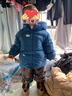 巴拉巴拉balaOne儿童羽绒服男童女童冬连帽外套保暖2025三防209425107205 实拍图
