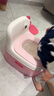 babycare儿童马桶宝宝马桶坐便器小马桶小恐龙多功能坐便器 维尔粉 实拍图