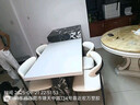 若忆诗琦极简风岛台高端轻奢岛台一体餐桌可伸缩倒台家用客厅岩板岛台餐桌 【泡茶款】岛台餐桌+真皮靠背椅X4 2.0m -拉伸总长235-280cm 实拍图