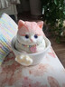 搭啵兔安全纯手绘仿生胖猫捏捏乐猫猫水感安全硅胶捏捏软弹解压玩具 1号胖猫（正版） 送编织框 实拍图