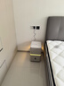芝华仕（CHEERS）复古智能带锁卧室储物岩板轻奢新款无线充电极窄床头柜小型G067白 实拍图