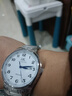 上海手表男自动机械表 国产经典情侣对表防水日历表送爱人礼物629 白盘钢带【送爸爸优选】 实拍图