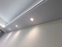 雷士（NVC） LED防眩筒灯射灯嵌入式无主灯家用客厅过道玄关灯服装店洗墙灯 桂影筒灯Ra97-9W三色光-孔75MM 实拍图