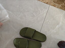 京东京造【糖果拖】拖鞋男士防滑轻便情侣防臭浴室拖凉拖鞋鞋墨绿40-41 实拍图