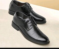 海澜之家HLA皮鞋男士商务休闲秋冬德比正装鞋子男H135/H171 黑色39 实拍图
