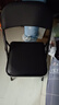 星恺（XINGKAI）椅子折叠椅凳子电脑椅子靠背餐椅子学习椅办公家用会议培训椅 【PU款】黑色皮革 XK3022 【1把装】椅重更承重 实拍图