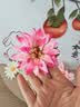 皓梵洁假花仿真花装饰diy材料簪花材料手工制作花朵干花粉色幼儿园布艺 粉色系随机花头20朵【3cm-10cm】 实拍图