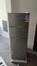 荣事达（Royalstar）【国家补贴20%】215升三门冰箱家用小型大容量三开门 节能低噪租房中门软冷冻超薄低音保鲜电冰箱 72L【一级能效】三天一度电 银色 实拍图