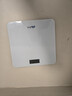 香山 体重秤 电子秤人体家用健康秤高精度  高清LCD显示 云白 Type-C充电款 实拍图