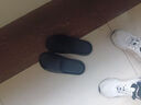 家怡拖鞋男女夏季家居鞋厚底软弹凉拖鞋居家浴室拖珍珠黑42-43 JY2355 实拍图