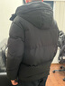 鸭鸭（YAYA）王一博同款羽绒服男士短款2025年冬季新款青少年休闲防寒保暖外套 黑色-YE5B006142D XL 实拍图