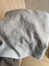 纯棉脖套男女士秋冬季防寒护颈套围脖冬季保暖假领子套头围巾百搭 浅灰 双层棉 实拍图