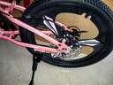 凤凰山地自行车男女变速山地车碟刹青少年儿童自行车学生单车 星际 蓝粉【变速+三刀轮】 20寸【适合125-160cm】 实拍图