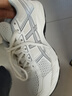 亚瑟士ASICS女鞋舒适透气跑步鞋缓震回弹跑鞋运动鞋 GEL-CONTEND 4 白色/灰色 39 实拍图