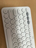 罗技（Logitech）时尚系列 K380 键盘 蓝牙办公键盘 无线键盘 女友 便携超薄键盘 笔记本键盘 芍药白 实拍图