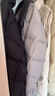 坦博尔轻薄羽绒服女短款翻领宽松舒适衬衫式女士外套330226D 夏云灰175 实拍图