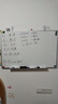 得力(deli)90*60cm悬挂白板 白板写字板 黑板 磁性悬挂式小白板 实心纤维板芯黑板 教学家用白板 92608 实拍图