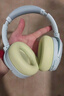 西伯利亚（XIBERIA）羽DM02主动降噪金标认证无线头戴式蓝牙耳机超长续航降噪音乐游戏运动耳机清新蓝 实拍图