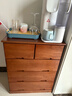 冯派 实木斗柜五斗柜现卧室代简约客厅抽屉式收纳柜子储物柜 040-5菱形60*32*77cm 实拍图