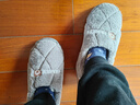 俞兆林棉拖鞋男女居家用室内简约保暖毛绒包跟防滑棉鞋 YI004 实拍图