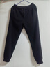 莱姆斯丁纯棉运动裤女加绒加厚春秋宽松显瘦束脚学生百搭休闲卫裤女长裤 黑色【加绒加厚】 4XL 160-180斤 实拍图