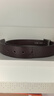 头层派（TOUCENGP）皮带男真皮针扣头层纯牛皮休闲腰带牛仔裤带百搭中青年礼物送男友 深咖窄款(带宽3.3cm） 120cm 推荐体重165-180斤 实拍图