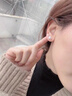 DAISY DREAM赵露思同款双面珍珠耳环女前后两戴轻奢耳钉高级耳饰品S925银针 白色大小珍珠耳环【925银针】 实拍图