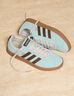 adidas「T头鞋」VL COURT复古休闲板鞋德训鞋男女阿迪达斯轻运动 浅闪光蓝/棕色/淡绿   37 实拍图
