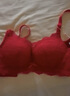 都市丽人本命年内衣女新年红色文胸专利聚拢无钢圈蕾丝胸罩2B0514 实拍图