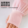 巢极佳品袖套冬季长款保暖套袖带护手套学生女工作护袖加厚羽绒服防污袖头 实拍图
