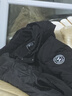 雪中飞秋冬新款时尚休闲舒适廓形男士“H”版型印花立领连帽羽绒服男 黑色|8056 2XL /185/104A 实拍图