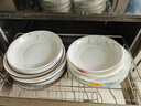 琉皓景德镇釉下彩陶瓷盘子菜盘家用中式小清新高颜值可微波餐具菜碟子 8英寸圆盘6个 实拍图