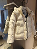 波司登（BOSIDENG）25年新款泡芙90鹅绒羽绒服女商场热卖同款外套B250243116 【趋势推荐】幻境白8625 S 160/84A充绒量181g 体重约100-110斤 晒单实拍图