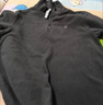 探拓（TECTOP）抓绒衣 户外加厚保暖男抓绒衣纯色立领半开衫柔软舒适抓绒衣 MZRY033 男款黑色 L 实拍图