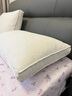 南极人床头靠背靠枕沙发靠背垫卧室榻榻米软包大靠枕宿舍床上护腰趴睡枕 灯芯绒面包-月光白【可拆洗】 长60x高50x宽15cm【单只装】 实拍图