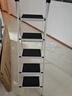 得力（deli）梯子家用折叠室内楼梯人字梯多功能加厚碳钢爬梯白色五步梯升级款 实拍图