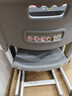 得力（deli）KF502-S儿童桌椅 学习家用 写字桌椅套装 L型椅脚 学校课桌椅(灰) 实拍图