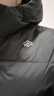 京东京造面包长款羽绒服运动户外冬加厚保暖外套男 黑色 2XL 实拍图