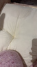 南极人（Nanjiren）床头靠背垫靠枕床上靠垫沙发护腰靠垫大软包宿舍床头靠垫防撞 简约-米黄【蓬松质感 支撑透气】 含枕芯 （长90*高50*厚15）0.9床 实拍图