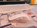 罗技（Logitech）M750M 通用版鼠标 无线鼠标 静音鼠标 对称鼠标 粉色 带Logi Bolt USB接收器 实拍图
