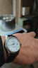 天梭表带1853力洛克原装款皮带真皮手表带T006/T41男女T063俊雅19 TS黑色黑线+银色蝴蝶扣 20毫米【表带接口宽度】 实拍图