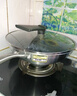 炊大皇炒锅有钛0氟不粘锅316L不锈钢不粘平底炒锅34cm 实拍图