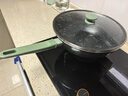 双立人（ZWILLING）有钛炒锅NOW PLUS II不粘锅炒菜锅烹饪厨具锅具多用锅 【薄荷绿】内壁有钛-大底径炒锅 30cm 实拍图