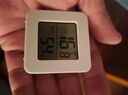 温湿度计婴儿房室内家用车内电子温湿度计迷你便携高精度传感器可壁挂 智能温湿度计-白色小巧*1 实拍图